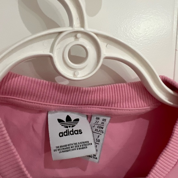 Pink adidas long sleeve crop top - Picture 4 of 7